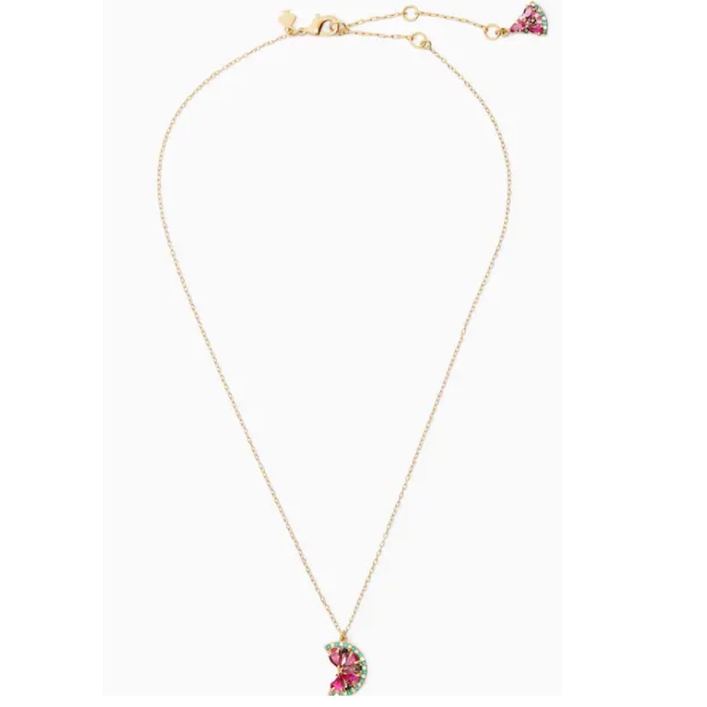 $79 Kate Spade Watermelon Mini Pendant Necklace - Picture 5 of 7